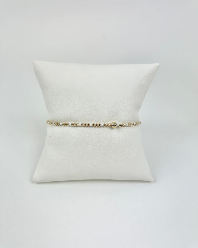 Enewton Gameday Hope Sincerity 2mm Bracelet - White Bracelets in at Wrapsody