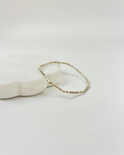 Enewton Gameday Hope Joy 2mm Bracelet - White Bracelets in at Wrapsody
