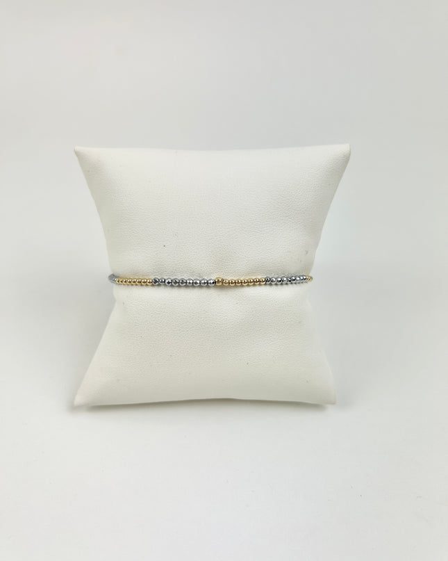 Enewton Faceted Silver Hematite Blissful 2mm Bracelet Bracelets in at Wrapsody