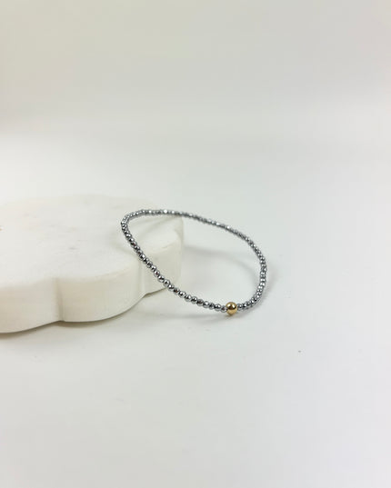 Enewton Faceted Silver Hematite 2mm Bracelet Bracelets in at Wrapsody