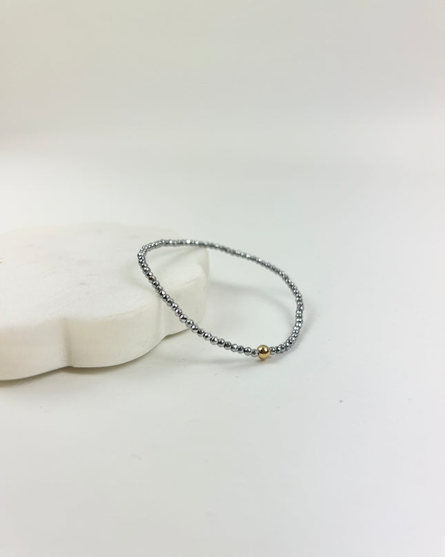 Enewton Faceted Silver Hematite 2mm Bracelet Bracelets in at Wrapsody