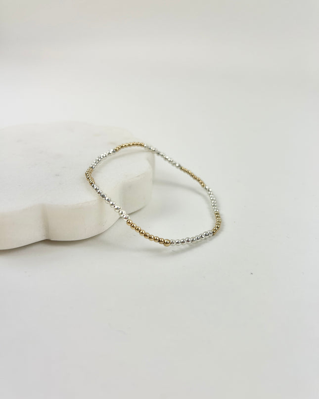 Enewton Faceted Bright Silver Hematite Blissful 2mm Bracelet Bracelets in at Wrapsody