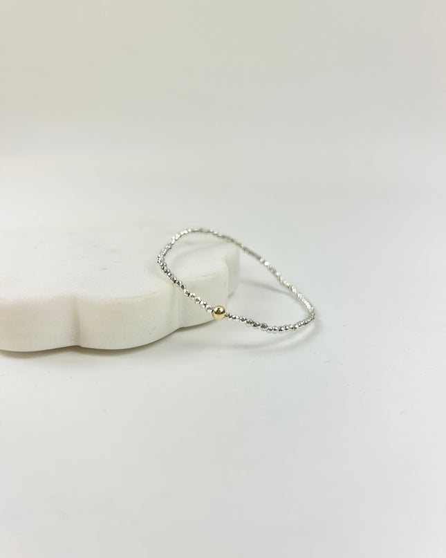 Enewton Faceted Bright Silver Hematite 2mm Bracelet Bracelets in at Wrapsody