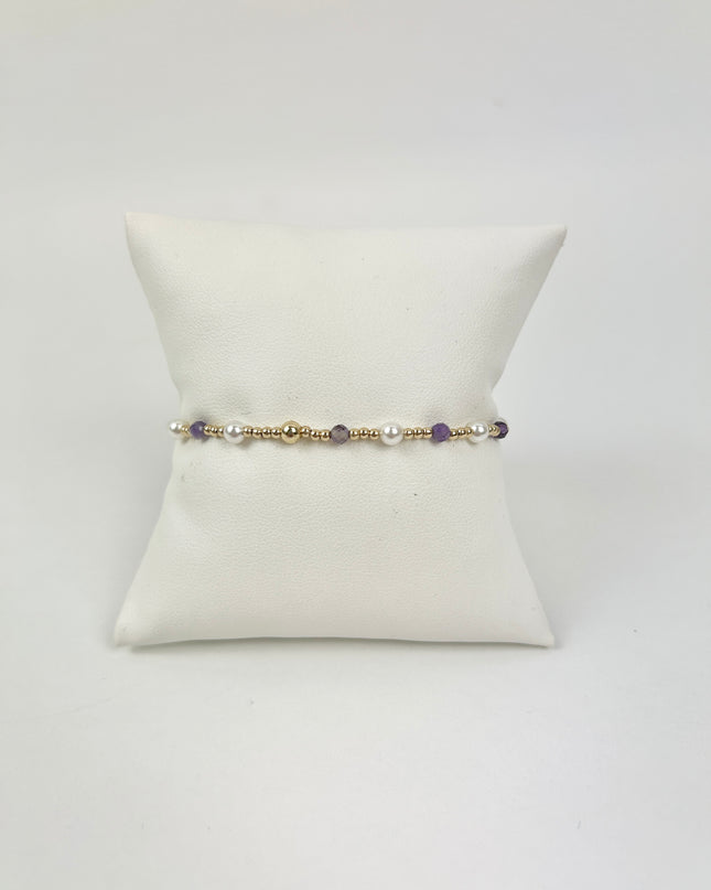 Enewton Pearl Sincerity 4mm Bracelet Amethyst Bracelets in at Wrapsody