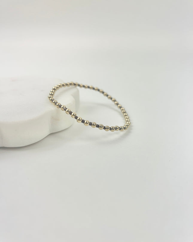 Enewton Hope Grateful 3mm Bracelet Chocolate Bracelets in at Wrapsody