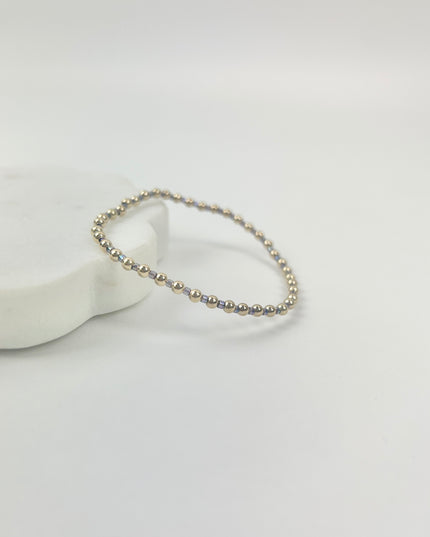 Enewton Hope Grateful 3mm Bracelet Taupe With A Twist Bracelets in at Wrapsody