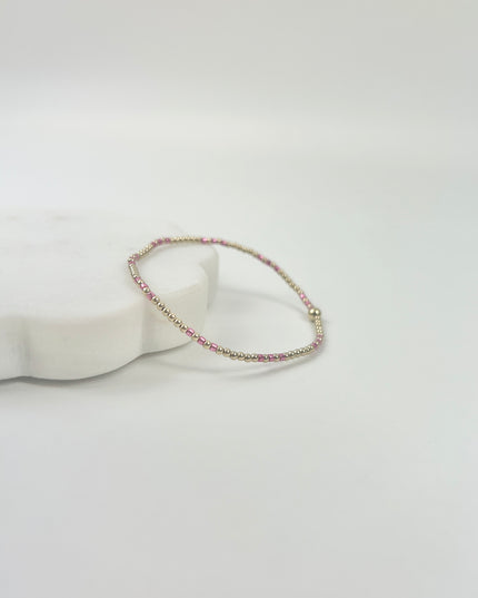 Enewton Hope Joy 2mm Bracelet Pink Metallic Bracelets in at Wrapsody