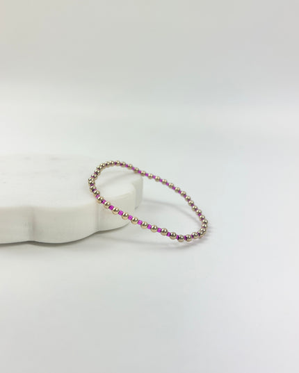 Enewton Hope Grateful 3mm Bracelet Fuchsia Bracelets in at Wrapsody