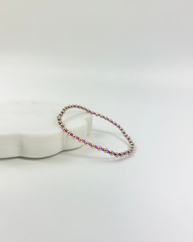 Enewton Hope Grateful 3mm Bracelet Fuchsia Bracelets in at Wrapsody