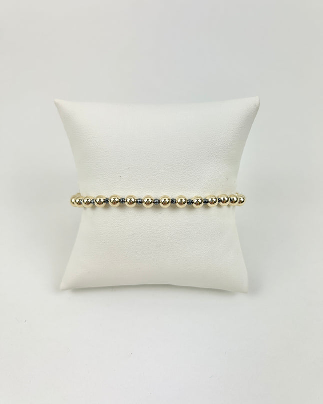 Extends Faceted Hematite Grateful 5mm Bracelet Bracelets in at Wrapsody