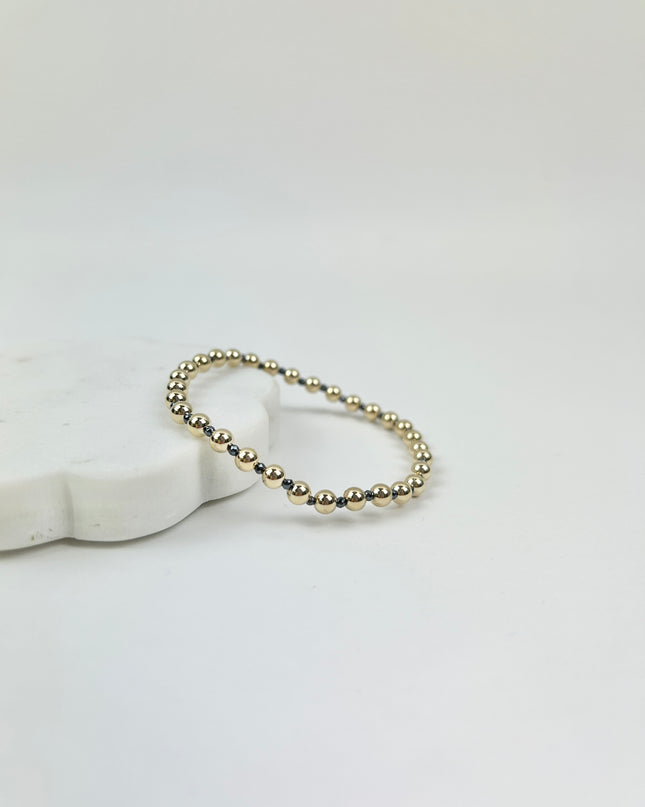 Extends Faceted Hematite Grateful 5mm Bracelet Bracelets in at Wrapsody