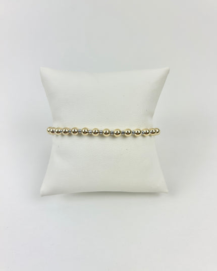 Extends Faceted Silver Hematite Grateful 5mm Bracelet Bracelets in at Wrapsody