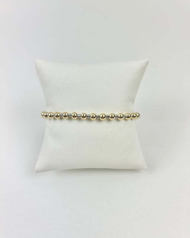 Extends Faceted Silver Hematite Grateful 5mm Bracelet Bracelets in at Wrapsody