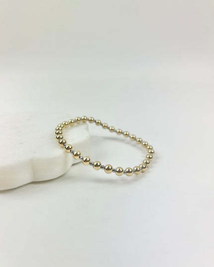 Extends Faceted Silver Hematite Grateful 5mm Bracelet Bracelets in at Wrapsody