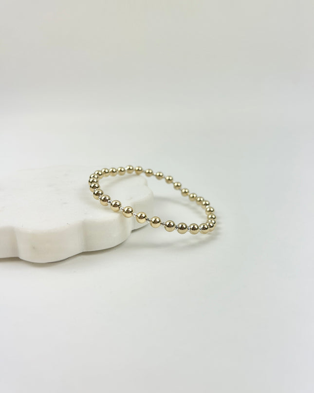 Extends Faceted Bright Silver Hematite Grateful 5mm Bracelet Bracelets in at Wrapsody