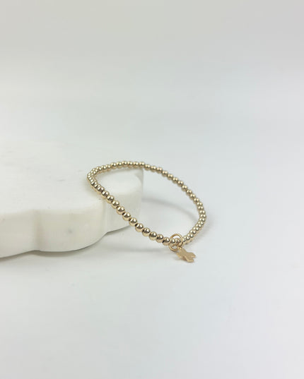 eGirl 3mm Signature Cross Charm Gold Bracelet Bracelets in at Wrapsody