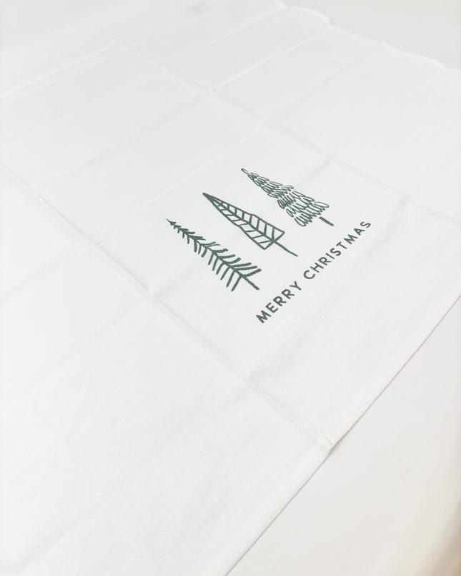 Merry Christmas Trees Kitchen Towel Kitchen Towels in at Wrapsody