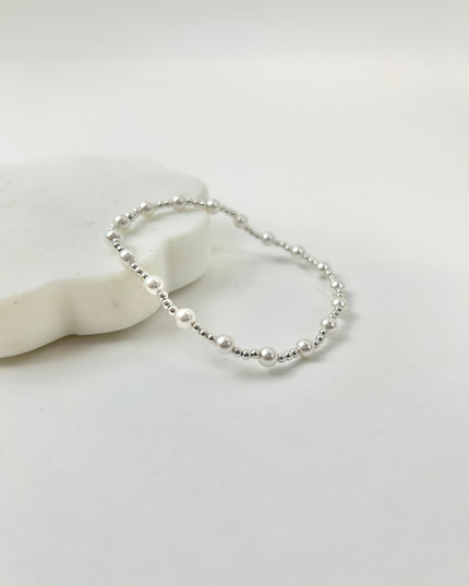 Enewton Sterling Silver Classic Sincerity 4mm Pearl Bead Bracelet Bracelets in at Wrapsody