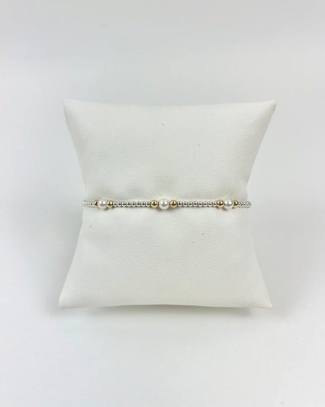 Enewton Mixed Metal Purpose 4mm Pearl Bead Bracelet Bracelets in at Wrapsody