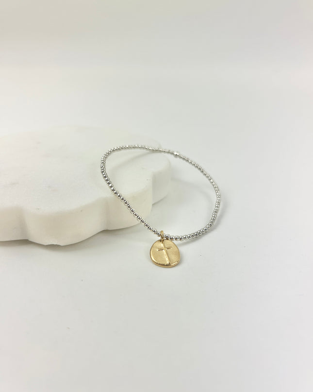 Enewton Mixed Metal Inspire Charm 2mm Bracelet Bracelets in at Wrapsody