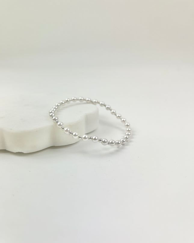 Enewton Sterling Silver Classic Grateful 4mm Pearl Bead Bracelet Bracelets in at Wrapsody