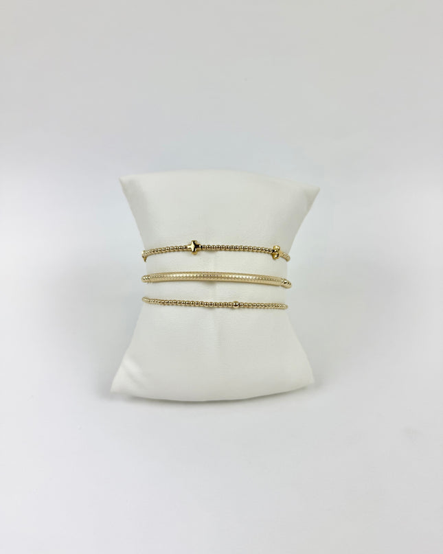 Enewton Classic Dainty Bliss Bar Textured Bracelet Stack Bracelets in at Wrapsody