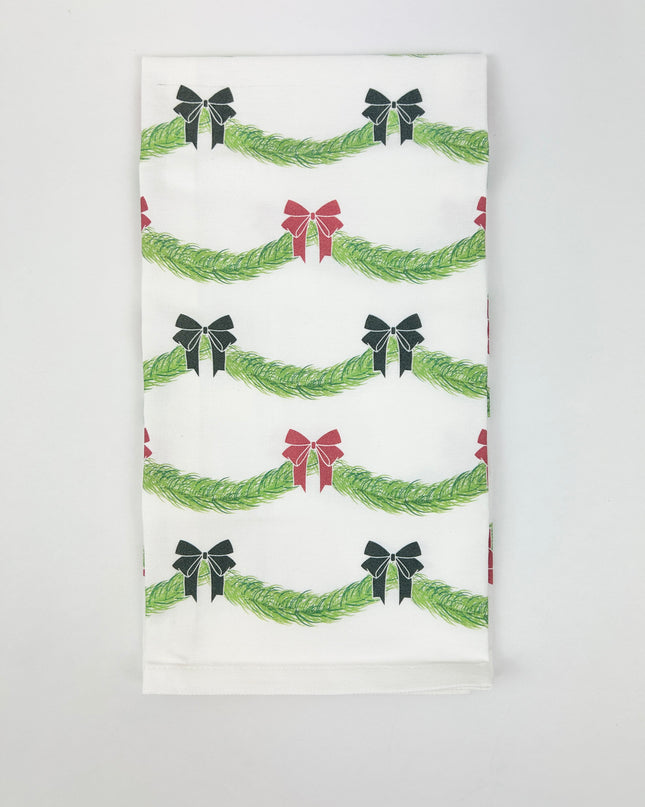 Holiday Garland Kitchen Towel Kitchen Towels in at Wrapsody