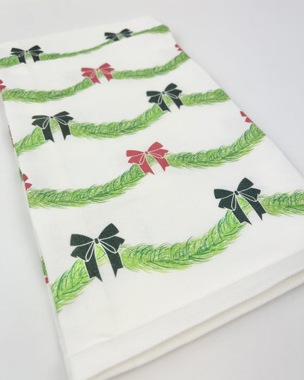 Holiday Garland Kitchen Towel Kitchen Towels in at Wrapsody