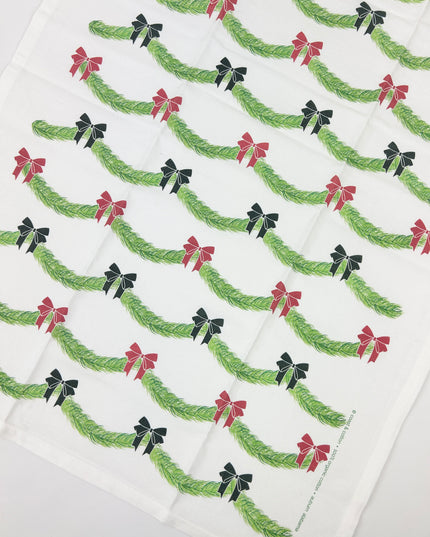 Holiday Garland Kitchen Towel Kitchen Towels in at Wrapsody