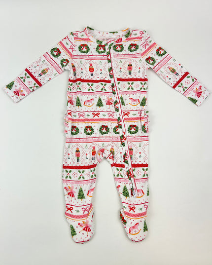 Angel Dear Sugar Plum Fairy Nutcracker 2-Way Zipper Footie Baby in at Wrapsody