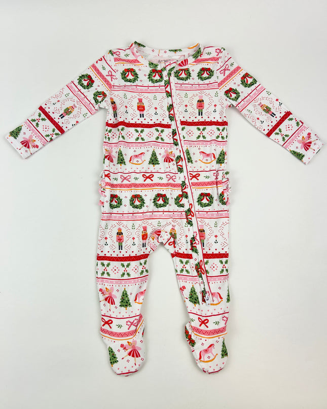 Angel Dear Sugar Plum Fairy Nutcracker 2-Way Zipper Footie Baby in at Wrapsody