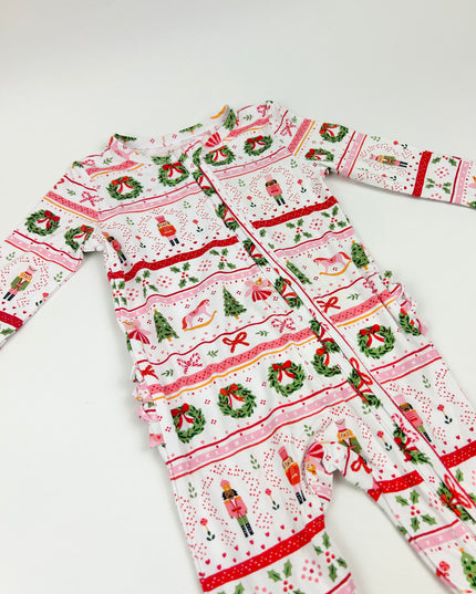 Angel Dear Sugar Plum Fairy Nutcracker 2-Way Zipper Footie Baby in at Wrapsody