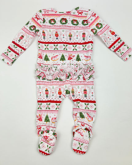 Angel Dear Sugar Plum Fairy Nutcracker 2-Way Zipper Footie Baby in at Wrapsody