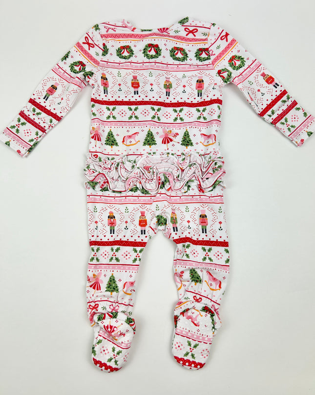 Angel Dear Sugar Plum Fairy Nutcracker 2-Way Zipper Footie Baby in at Wrapsody