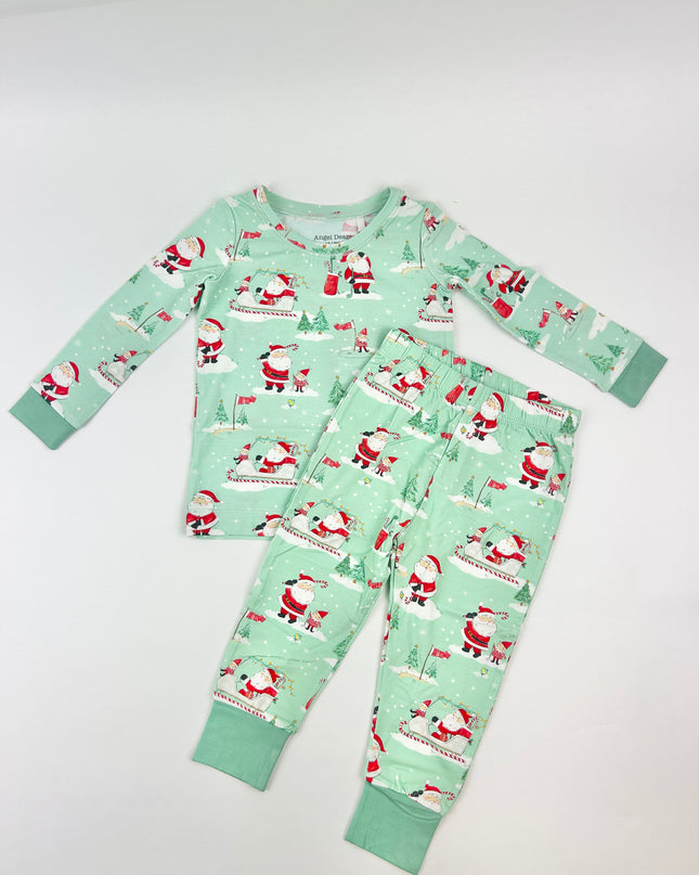 Angel Dear Golfing Santa Elves Loungewear Set Baby in at Wrapsody