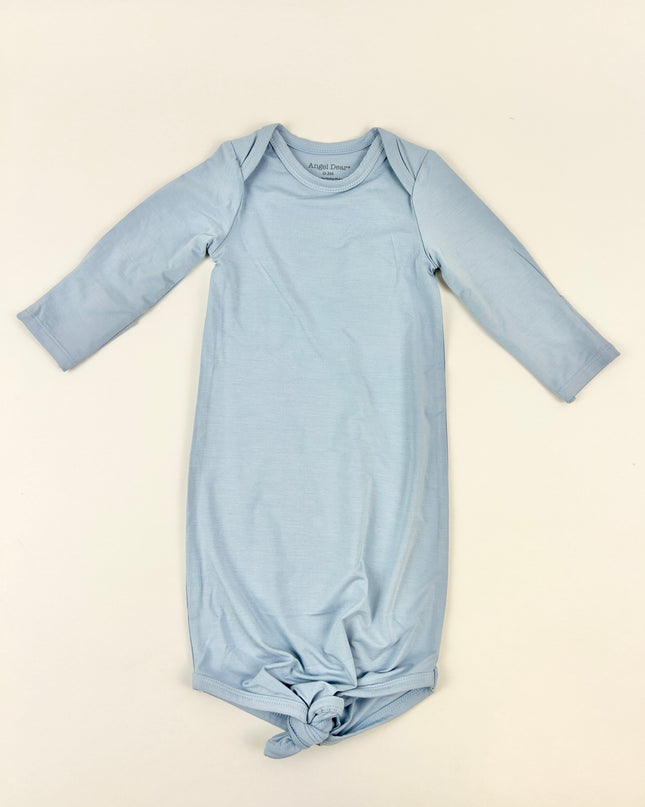 Angel Dear Soft Chambray Knotted Gown Baby in at Wrapsody