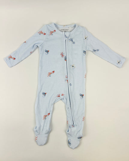 Angel Dear Fly Fishing Lures 2-Way Zipper Footie Baby in at Wrapsody