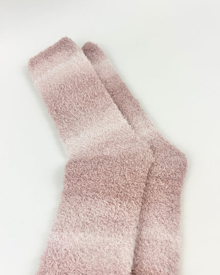 Barefoot Dreams CozyChic Teaberry Spacedye Socks Loungewear in at Wrapsody