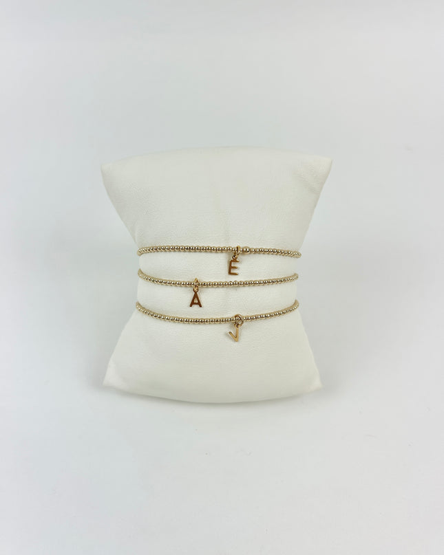 Enewton Respect Initial Charm Gold 2mm Bracelet Bracelets in at Wrapsody
