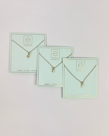 Enewton Respect Initial Charm Gold 16" Necklace Necklaces in at Wrapsody