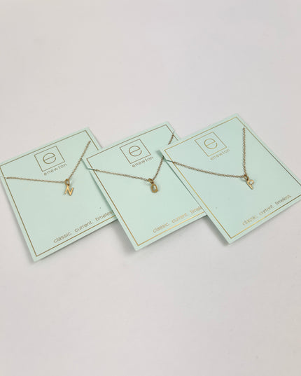 Enewton Respect Initial Charm Gold 16" Necklace Necklaces in at Wrapsody