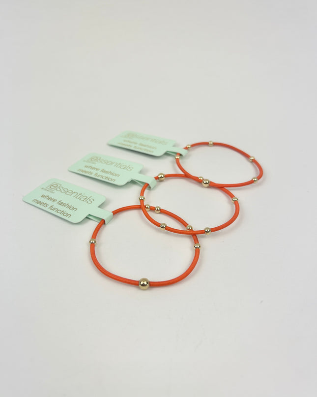 Enewton "e"ssentials Single Solids Bracelets in Bright Orange at Wrapsody