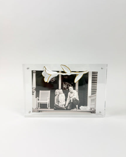 Flower Stem Acrylic Frame Picture Frames in at Wrapsody