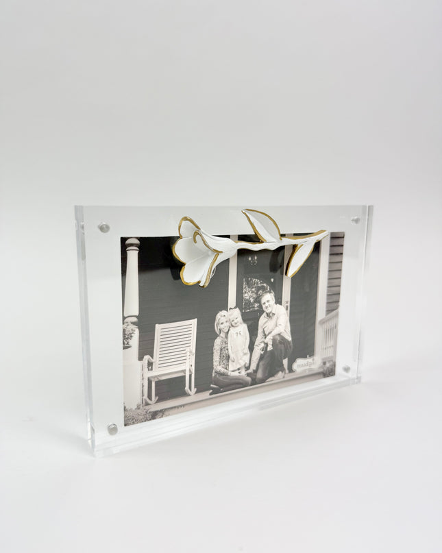 Flower Stem Acrylic Frame Picture Frames in at Wrapsody