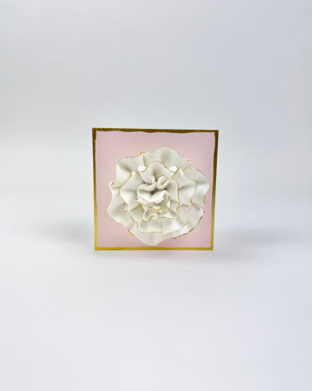 Pink Flower Plaque Home Decor in at Wrapsody