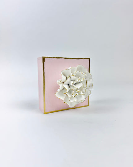 Pink Flower Plaque Home Decor in at Wrapsody