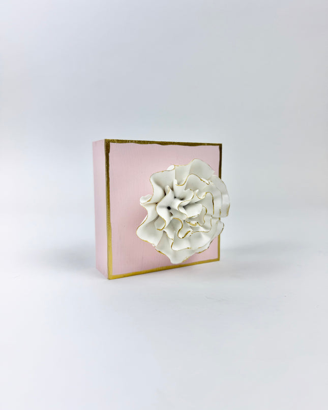 Pink Flower Plaque Home Decor in at Wrapsody