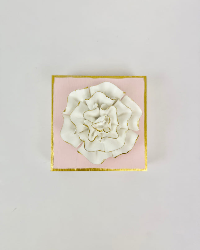 Pink Flower Plaque Home Decor in at Wrapsody