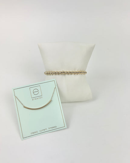 Enewton Gold Bliss Bar 16" Necklace Duo Necklaces in at Wrapsody