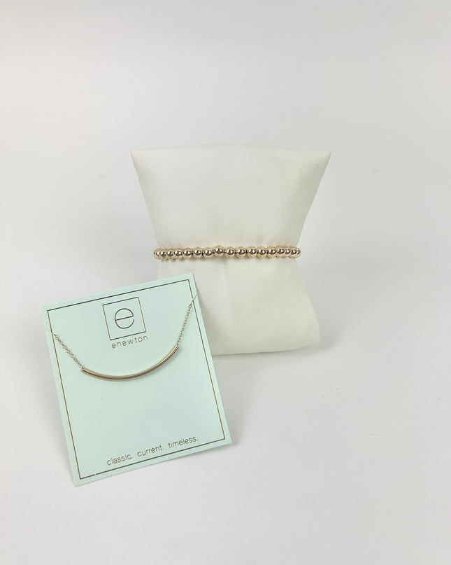 Enewton Gold Bliss Bar 16" Necklace Duo Necklaces in at Wrapsody